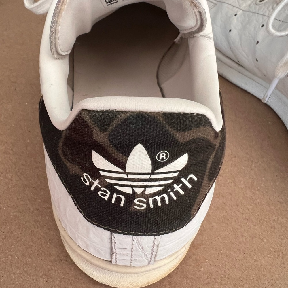 Stan Smith classic sneakers size 12 , camo and reptile skin look - Picture 5 of 5